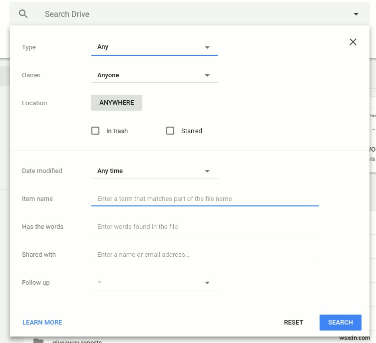 Google डिस्क में फ़ाइलों और फ़ोल्डरों को प्रभावी ढंग से कैसे खोजें 