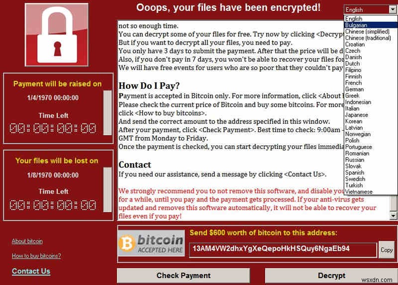 WannaCry:द वर्म दैट एट द वर्ल्ड 