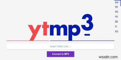 Ytmp3 . के साथ YouTube वीडियो को तुरंत एमपी3 में बदलें 