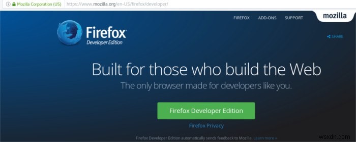 लिनक्स में फ़ायरफ़ॉक्स डेवलपर संस्करण कैसे स्थापित करें 