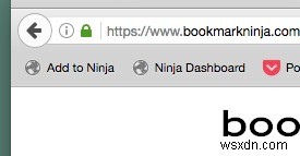 बुकमार्क निंजा आपके लिंक को अव्यवस्थित होने से बचाता है 