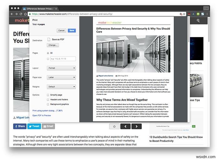Chrome में वेबसाइटों को PDF में बदलने के 5 आसान तरीके