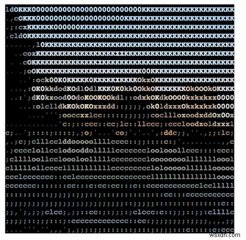 फेसबुक और इंस्टाग्राम फोटोज को ASCII में कैसे बदलें