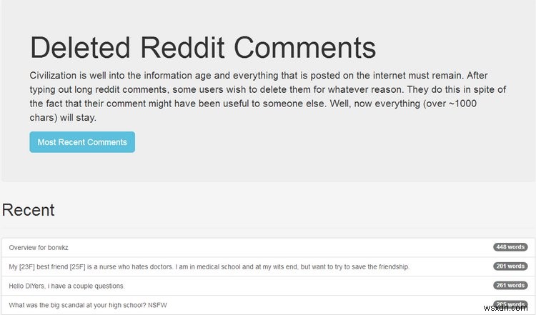 Reddit पर हटाए गए टिप्पणियों तक पहुंचने के आसान तरीके 