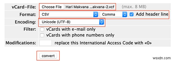 अपने iCloud संपर्कों को CSV फ़ाइल में कैसे निर्यात करें