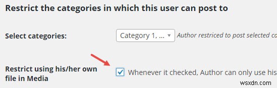 WordPress में लेखक की पहुंच को श्रेणियों तक सीमित करना