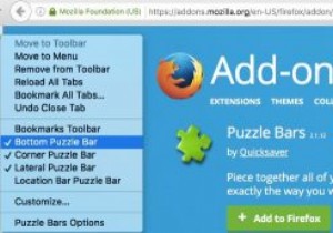आसानी से अपने फ़ायरफ़ॉक्स आइकन बार को पुनर्स्थापित करें 