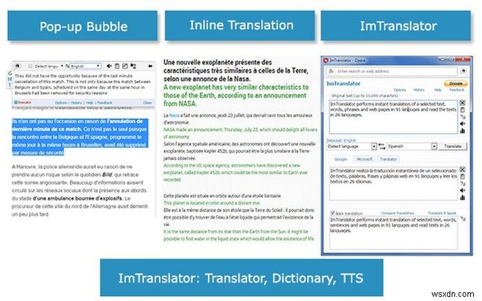 गो पर वेब पेजों का अनुवाद करने के लिए सर्वश्रेष्ठ ब्राउज़र ऐड-ऑन