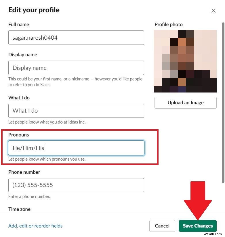 अपने स्लैक प्रोफाइल में सर्वनाम कैसे जोड़ें