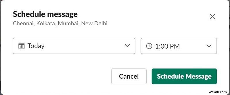 स्लैक मैसेज कैसे शेड्यूल करें