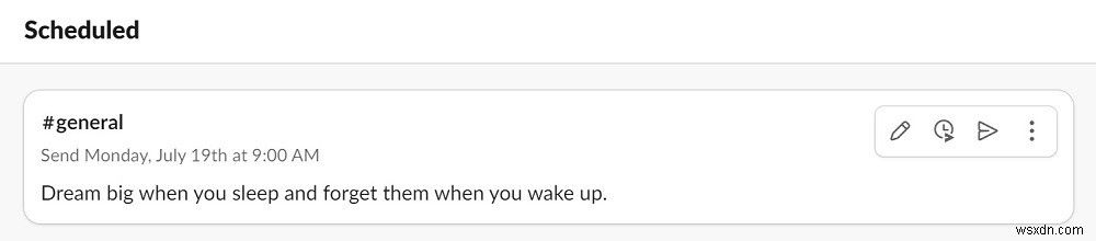 स्लैक मैसेज कैसे शेड्यूल करें