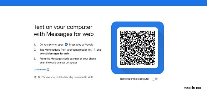 डेस्कटॉप पर Google संदेशों का उपयोग कैसे करें