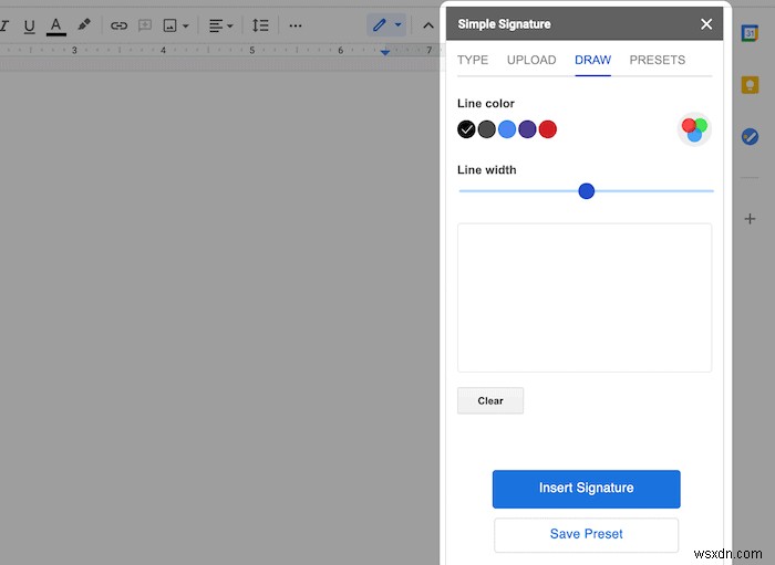 Google डॉक्स में लिखित हस्ताक्षर कैसे जोड़ें 