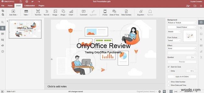 ONLYOFFICE कार्यक्षेत्र क्लाउड समीक्षा:सुरक्षित ऑनलाइन सहयोग