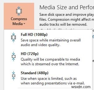 PowerPoint प्रस्तुति फ़ाइल का आकार कम करने के लिए उपयोगी टिप्स