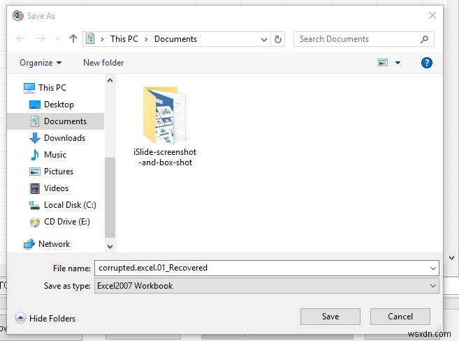 एक्सेल के लिए रिकवरी टूलबॉक्स के साथ क्षतिग्रस्त एक्सेल फाइलों को पुनर्प्राप्त करें 