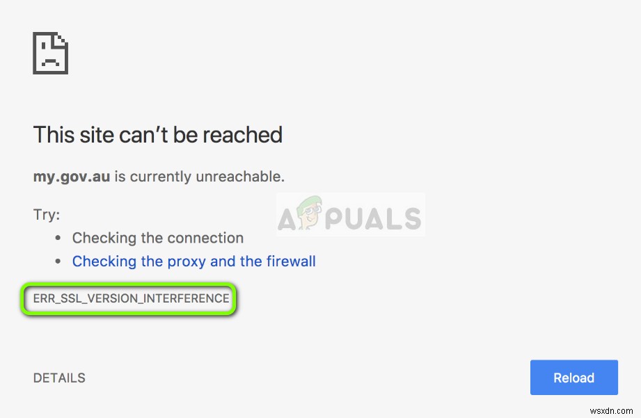 Google क्रोम पर  ERR_SSL_VERSION_INTERFERENCE  त्रुटि को कैसे ठीक करें 
