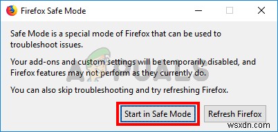 फिक्स:Firefox Addons काम नहीं कर रहा 