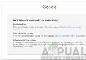 कैसे ठीक करें  हमने आपकी कुकी सेटिंग्स के साथ एक समस्या का पता लगाया है ? 