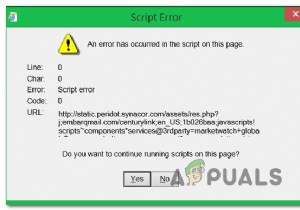 कैसे ठीक करें  इस पृष्ठ पर स्क्रिप्ट में एक त्रुटि हुई है  