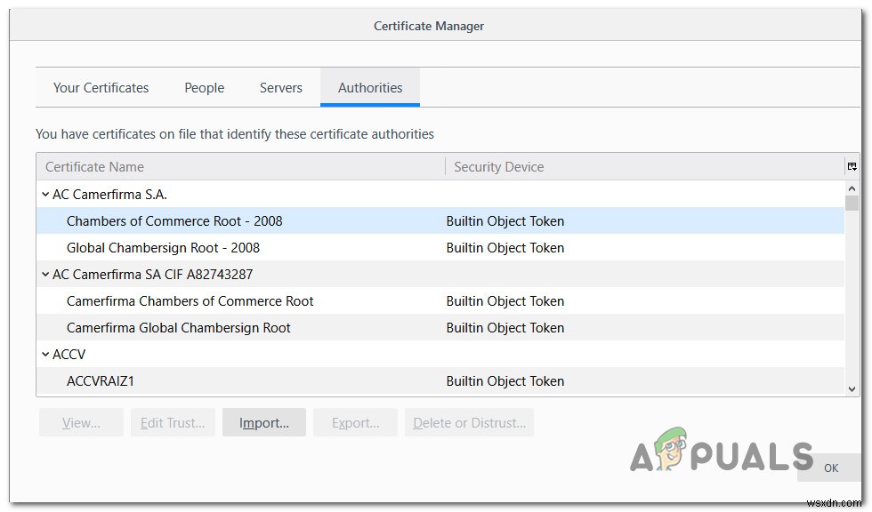 फिक्स:Sec_Error_Cert_Signature_Algorithm_Disabled 