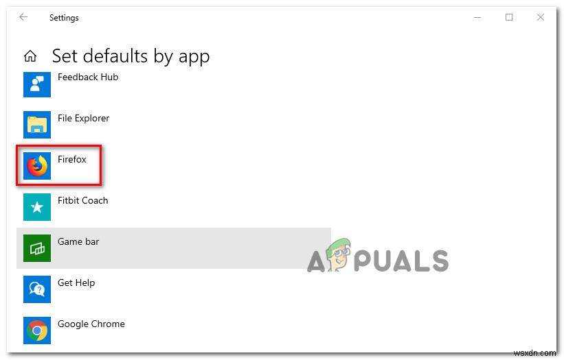 फिक्स:विंडोज 10 पर फ़ायरफ़ॉक्स को डिफ़ॉल्ट ब्राउज़र के रूप में सेट नहीं कर सकता 