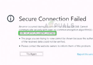 फ़ायरफ़ॉक्स पर SSL_ERROR_NO_CYPHER_OVERLAP को कैसे ठीक करें 