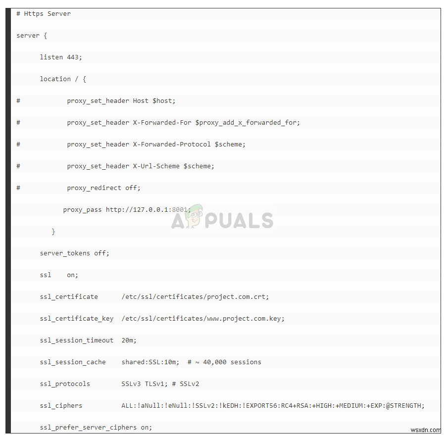 ठीक करें:SSL_ERROR_RX_RECORD_TOO_LONG 