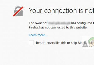 फिक्स:आपका कनेक्शन सुरक्षित फ़ायरफ़ॉक्स नहीं है 