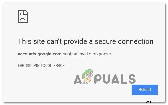 Google क्रोम पर  ERR_SSL_Protocol_Error  को कैसे ठीक करें? 