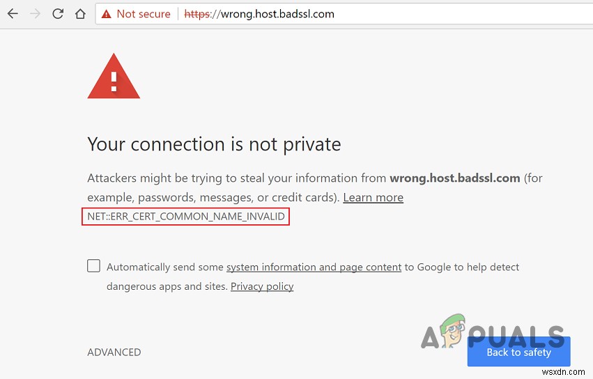 ERR_CERT_COMMON_NAME_INVALID कनेक्शन निजी नहीं है? इन सुधारों को आजमाएं 