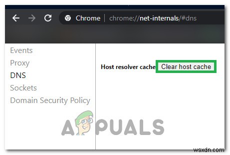Google Chrome पर सर्वर DNS पता कैसे ठीक नहीं किया जा सका 