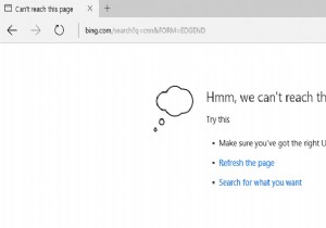 फिक्स:एज ने जवाब दिया  हम इस पेज तक नहीं पहुंच सकते  