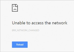 ठीक करें:ERR_NETWORK_CHANGED 