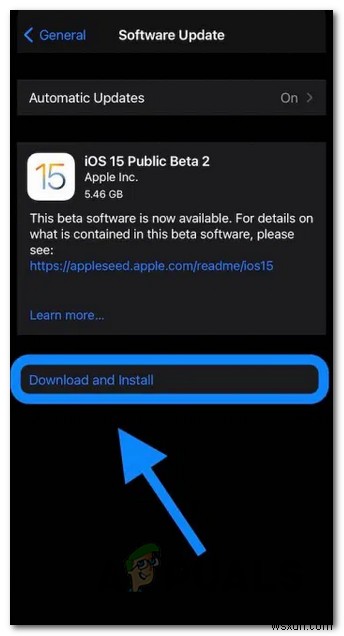 iOS 15 सार्वजनिक बीटा कैसे स्थापित करें?