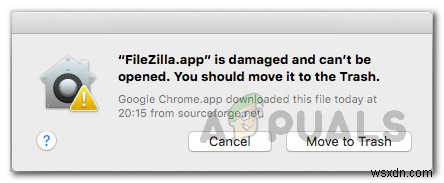 FIX:MacOS त्रुटि पर क्षतिग्रस्त ऐप को खोला नहीं जा सकता 