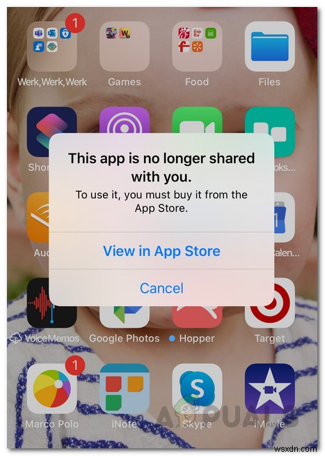 कैसे ठीक करें यह ऐप अब आपके iPhone/iPad पर आपके साथ साझा नहीं किया जाता है 