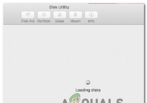 फिक्स:MacOS पर डिस्क उपयोगिता लोड नहीं होगी 