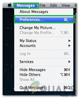 MacOS पर iMessages के लॉगआउट के चरण 