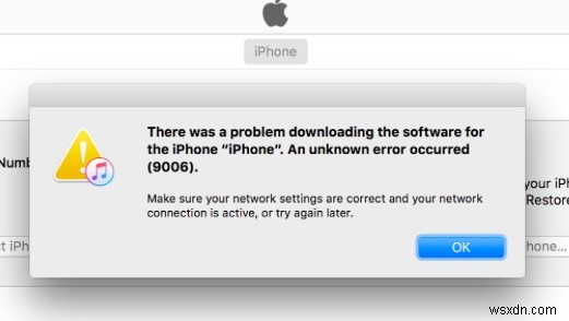 आईट्यून्स पर  एरर 9006  को कैसे ठीक करें? 