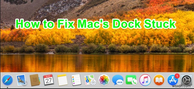 मैक डॉक के अटकने को कैसे ठीक करें? 