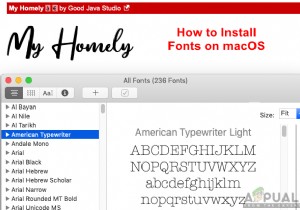 MacOS पर फ़ॉन्ट्स कैसे स्थापित करें 