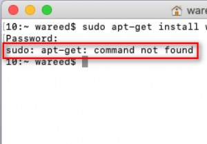 MacOS पर  sudo apt-get कमांड नहीं मिला  को कैसे ठीक करें 