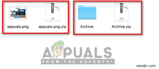 MacOS पर  संपीड़ित  और  अनज़िप  फ़ाइलों को ज़िप कैसे करें 
