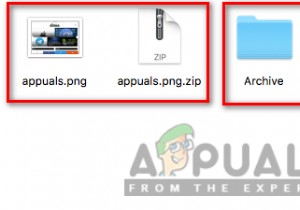 MacOS पर  संपीड़ित  और  अनज़िप  फ़ाइलों को ज़िप कैसे करें 