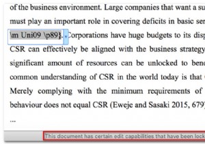 फिक्स:इस दस्तावेज़ में कुछ संपादन क्षमताएं हैं जिन्हें लॉक कर दिया गया है 