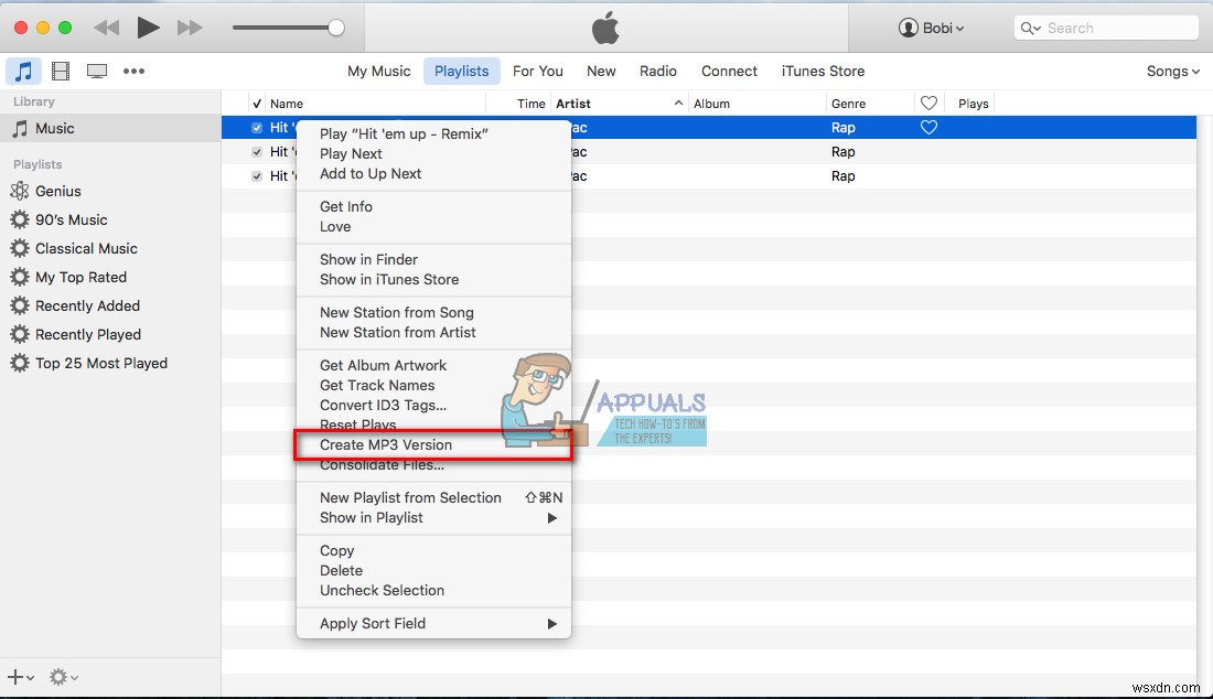 M4A को MacOS पर MP3 में कैसे बदलें