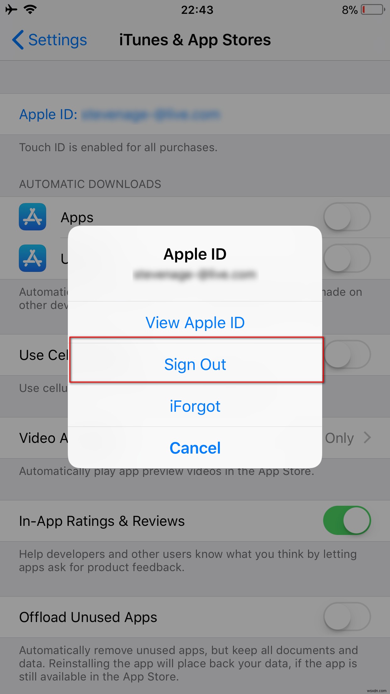 फिक्स:सत्यापन विफल  Apple ID सर्वर से कनेक्ट करने में त्रुटि हुई  