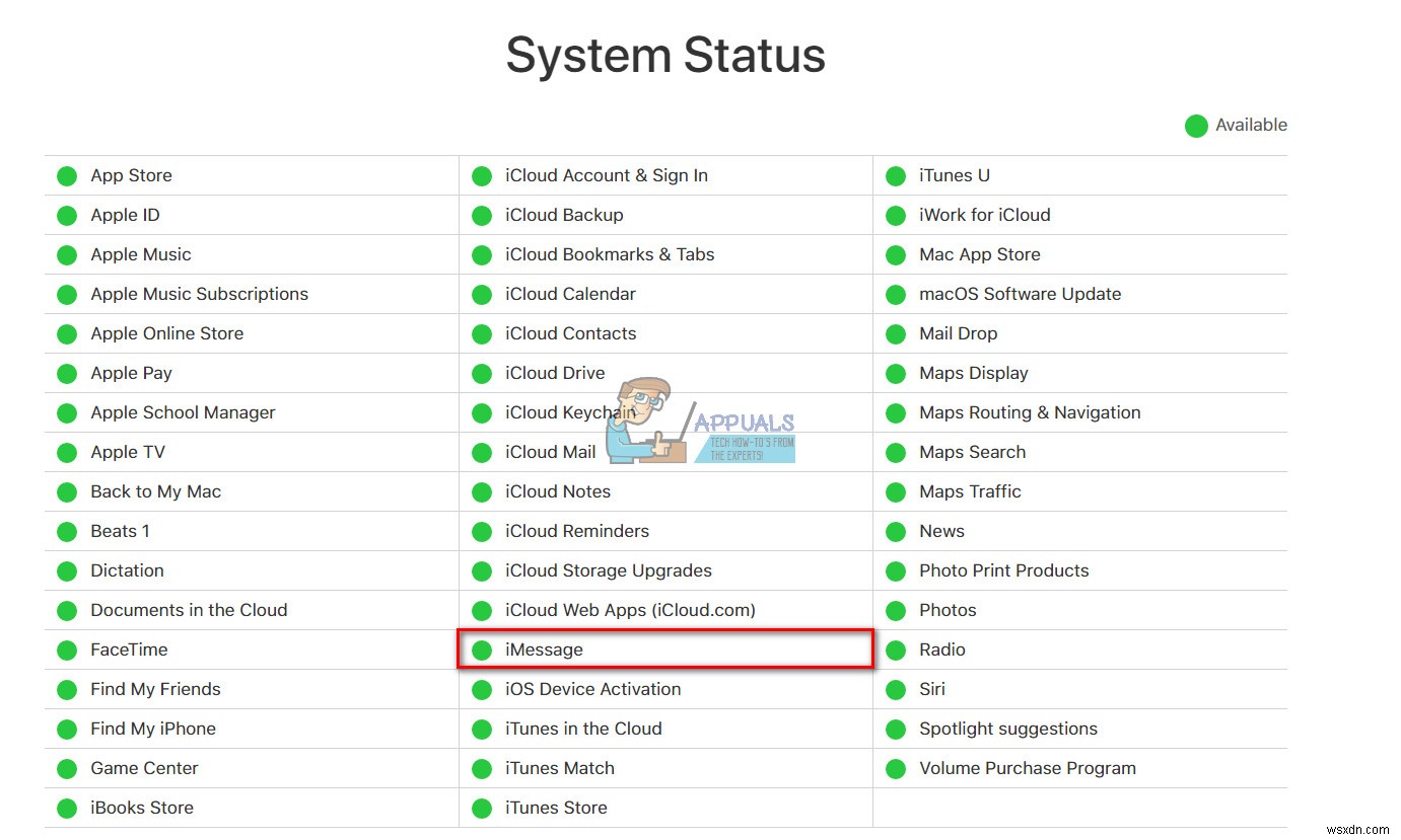 फिक्स:इस संदेश को भेजने के लिए iMessage को सक्षम करने की आवश्यकता है 