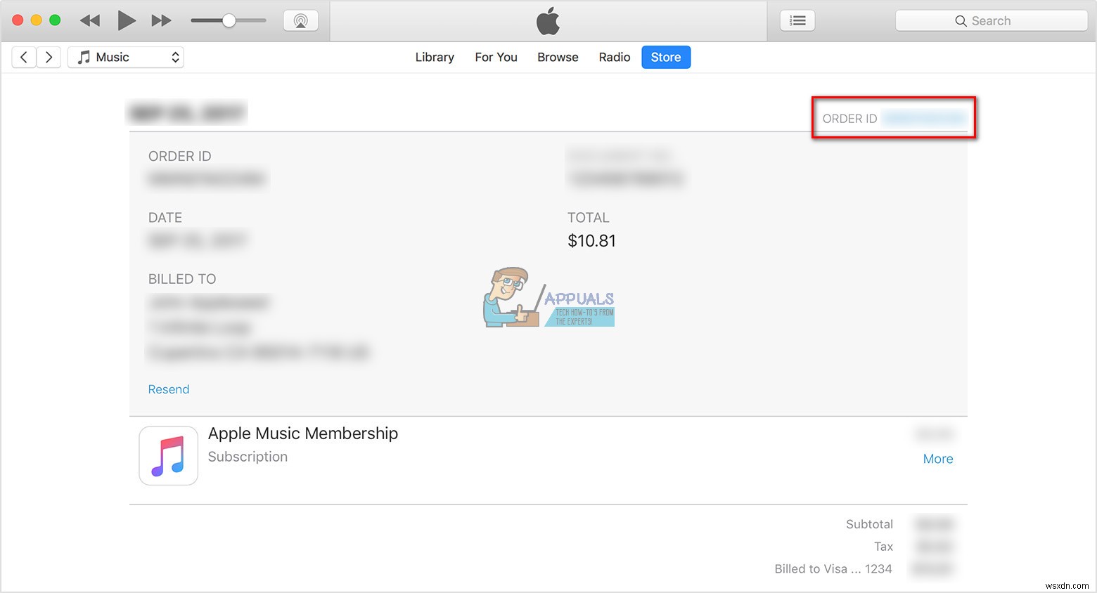 यदि आप itunes.com/bill से बिल देखते हैं तो क्या करें? 